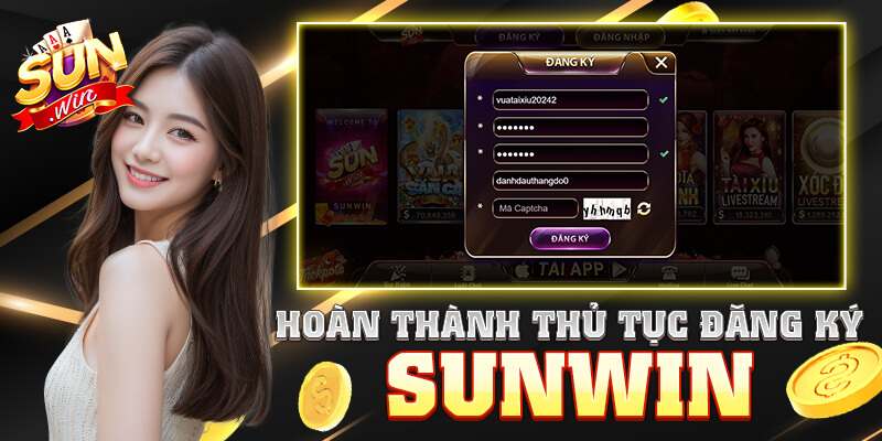 Hoàn thành thủ tục đăng ký Sunwin