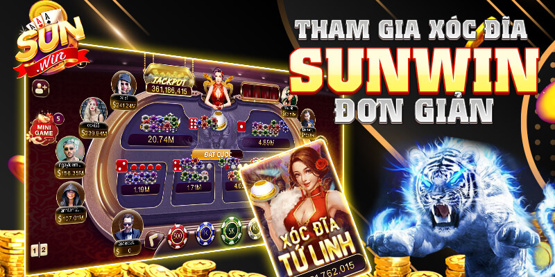 Các bước tham gia xóc đĩa Sunwin đơn giản