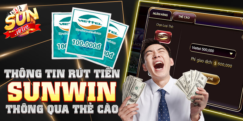 Thông tin rút tiền thông qua thẻ cào