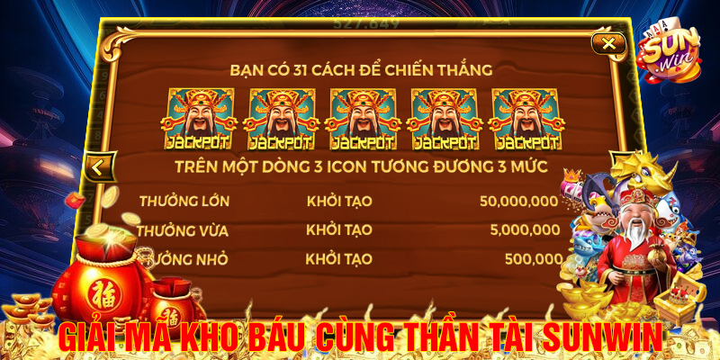 Giải Mã Kho Báu Cùng Thần Tài Sunwin.